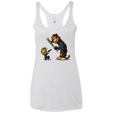 T-Shirts Heather White / X-Small RiseUp Women's Triblend Racerback Tank