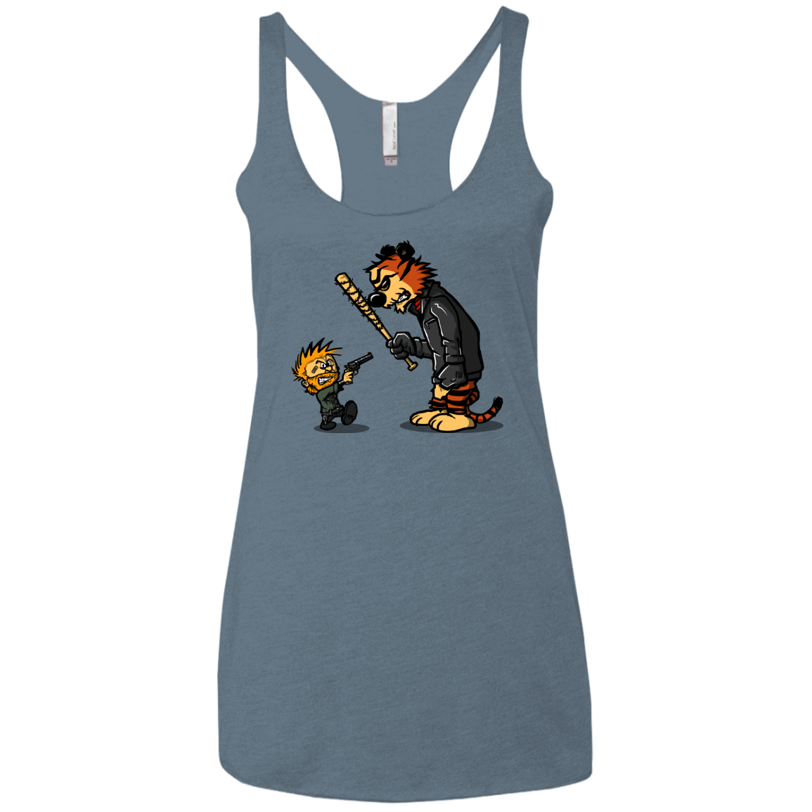 T-Shirts Indigo / X-Small RiseUp Women's Triblend Racerback Tank