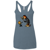 T-Shirts Indigo / X-Small RiseUp Women's Triblend Racerback Tank