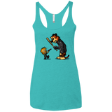 T-Shirts Tahiti Blue / X-Small RiseUp Women's Triblend Racerback Tank