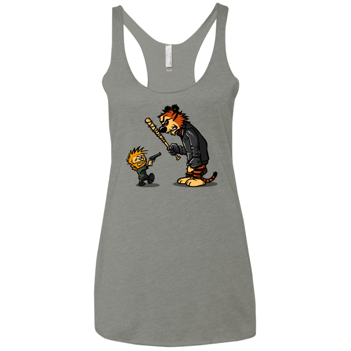 T-Shirts Venetian Grey / X-Small RiseUp Women's Triblend Racerback Tank