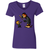 T-Shirts Purple / S RiseUp Women's V-Neck T-Shirt