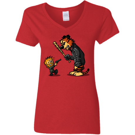 T-Shirts Red / S RiseUp Women's V-Neck T-Shirt