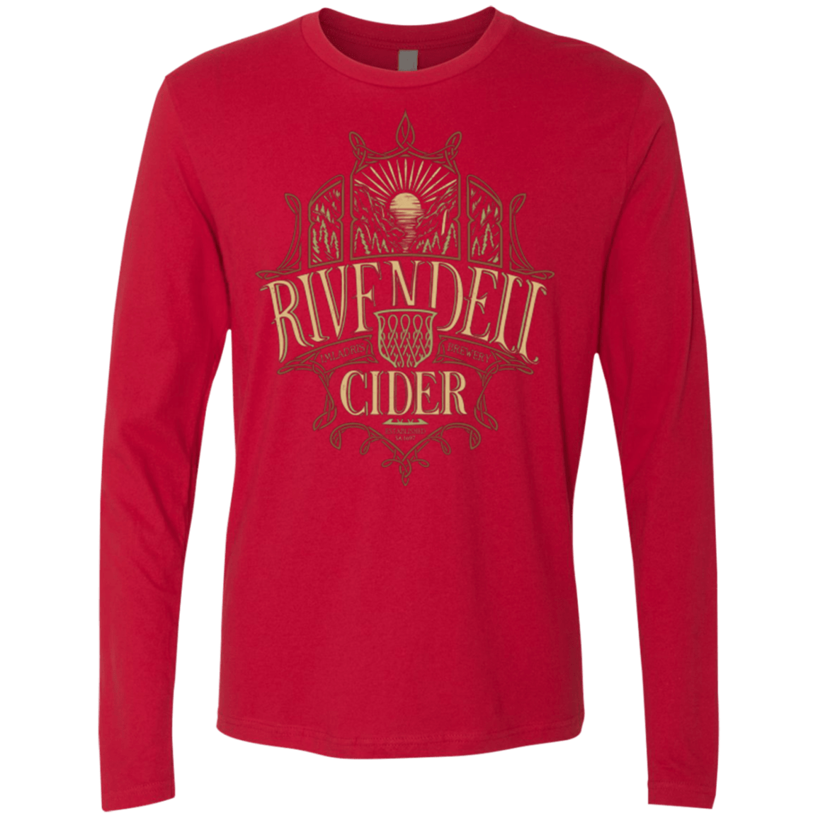 T-Shirts Red / Small Rivendell Cider Men's Premium Long Sleeve