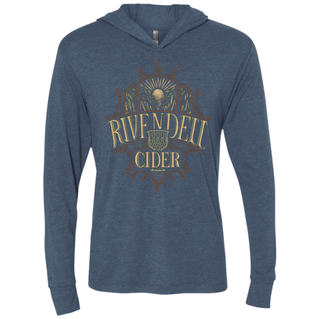 T-Shirts Indigo / X-Small Rivendell Cider Triblend Long Sleeve Hoodie Tee