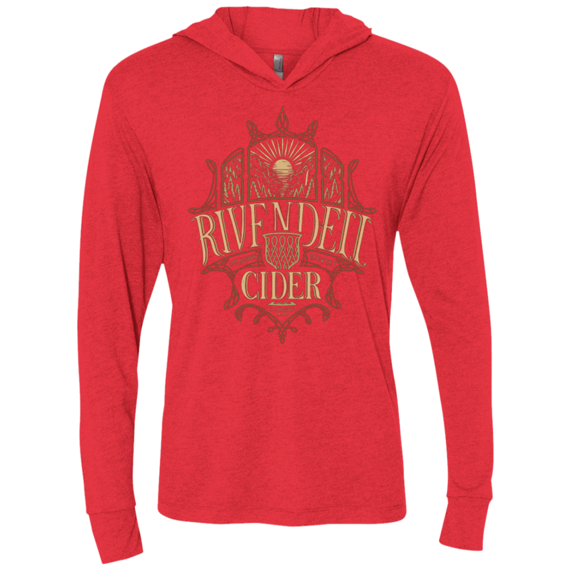 T-Shirts Vintage Red / X-Small Rivendell Cider Triblend Long Sleeve Hoodie Tee