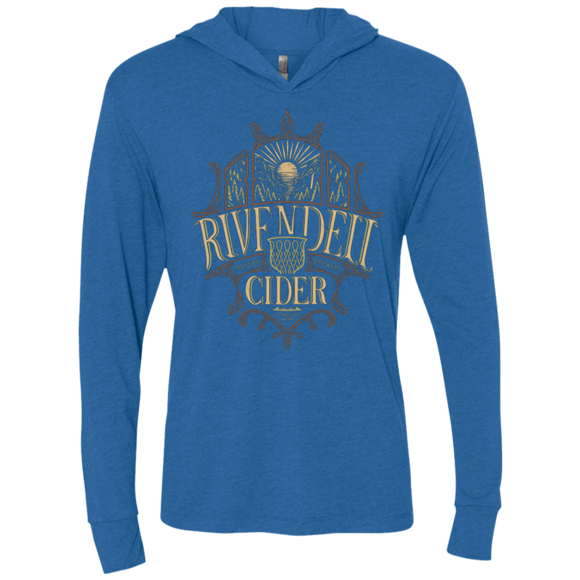 T-Shirts Vintage Royal / X-Small Rivendell Cider Triblend Long Sleeve Hoodie Tee
