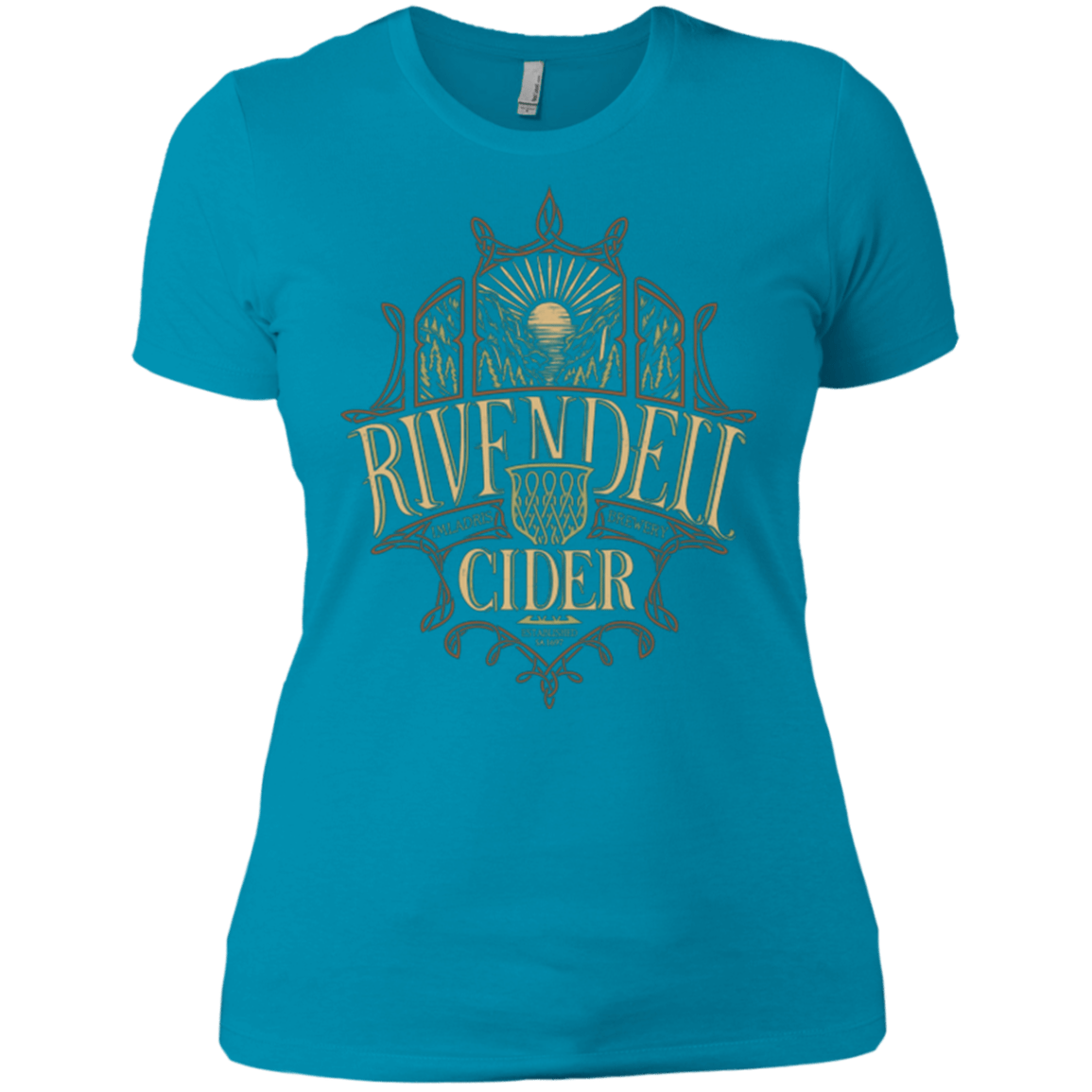 T-Shirts Turquoise / X-Small Rivendell Cider Women's Premium T-Shirt