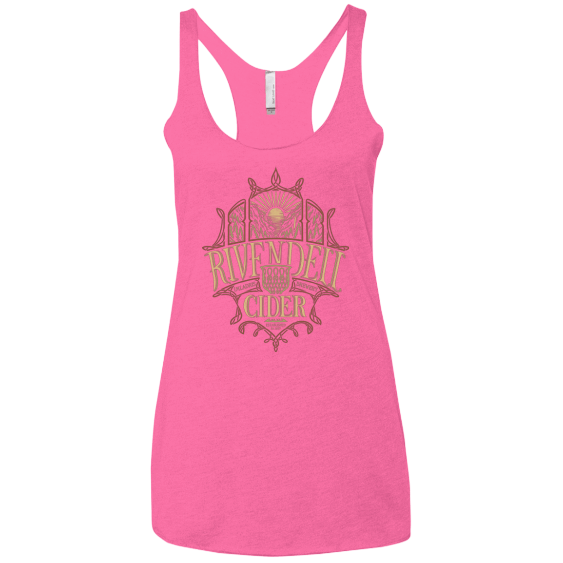 T-Shirts Vintage Pink / X-Small Rivendell Cider Women's Triblend Racerback Tank