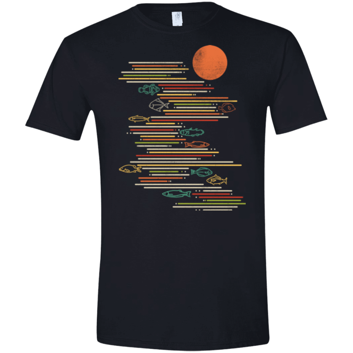 T-Shirts Black / X-Small Rivers Life Men's Semi-Fitted Softstyle