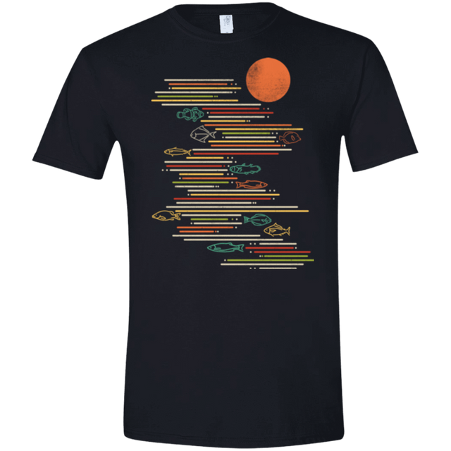 T-Shirts Black / X-Small Rivers Life Men's Semi-Fitted Softstyle