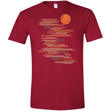 T-Shirts Cardinal Red / S Rivers Life Men's Semi-Fitted Softstyle