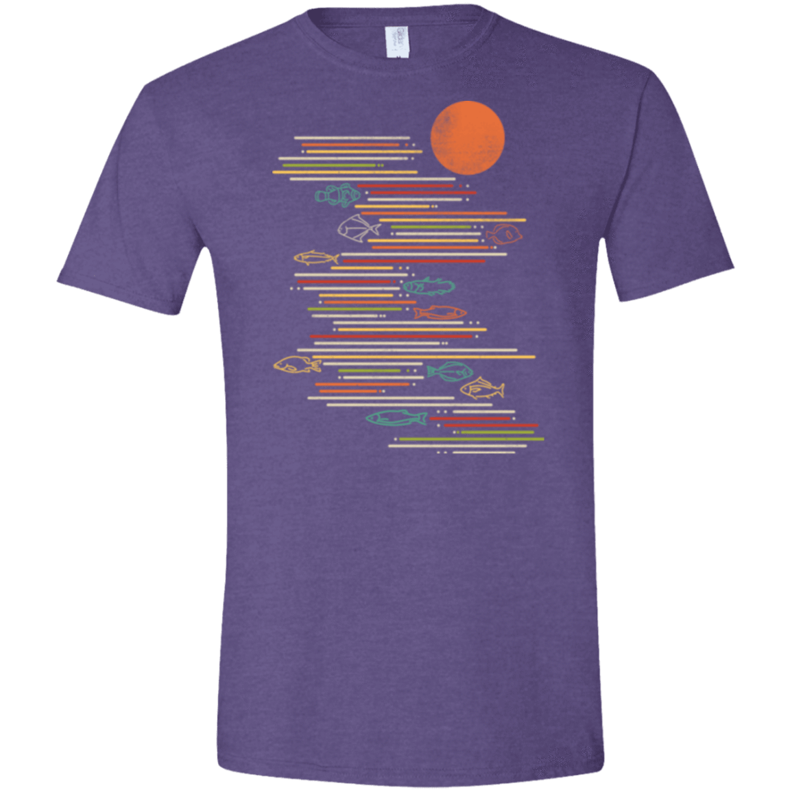 T-Shirts Heather Purple / S Rivers Life Men's Semi-Fitted Softstyle