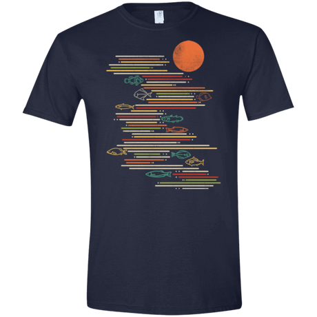 T-Shirts Navy / X-Small Rivers Life Men's Semi-Fitted Softstyle