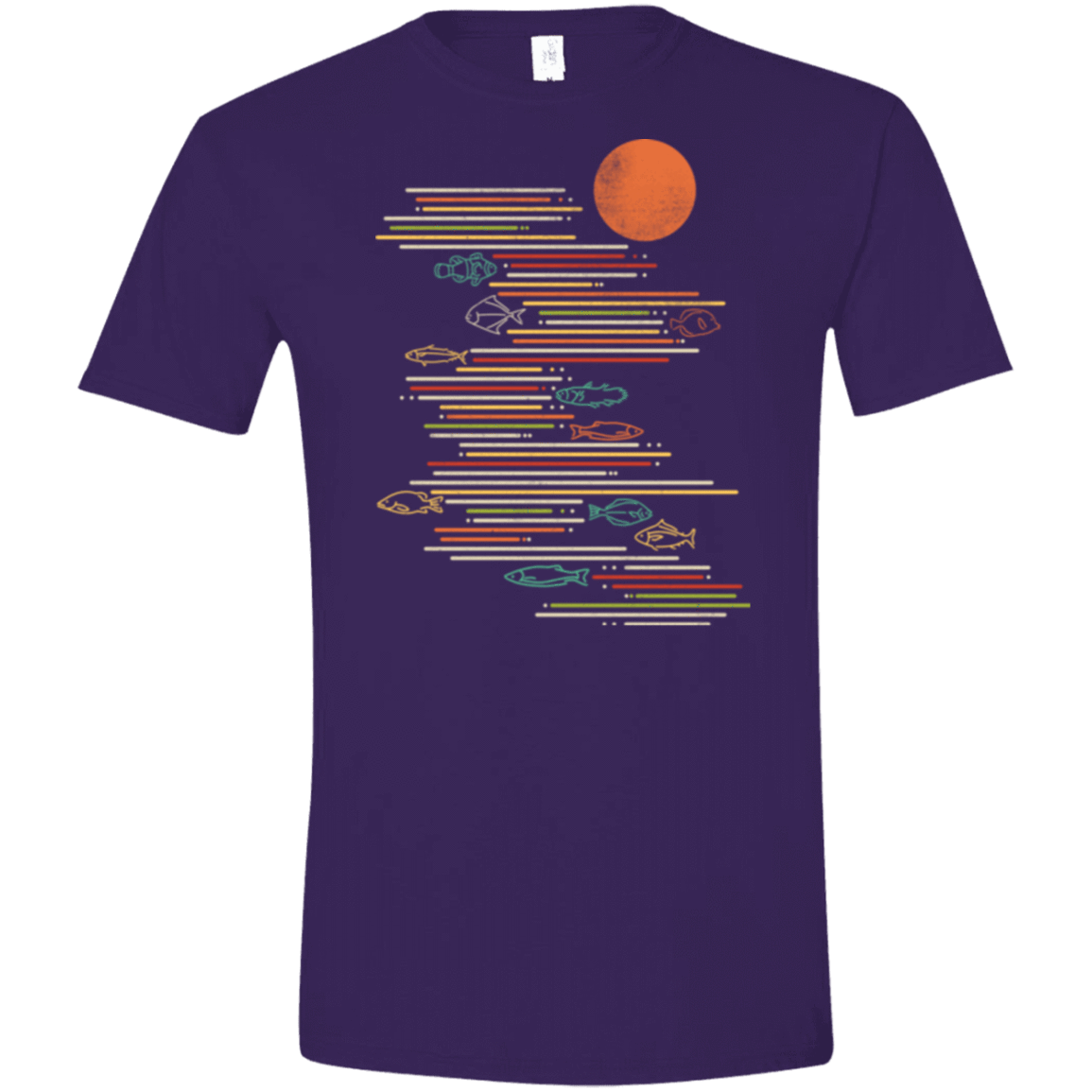 T-Shirts Purple / S Rivers Life Men's Semi-Fitted Softstyle