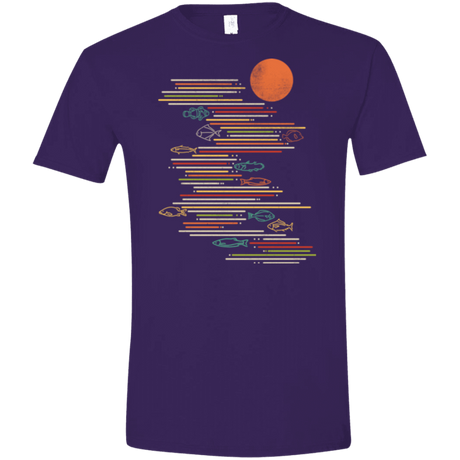 T-Shirts Purple / S Rivers Life Men's Semi-Fitted Softstyle