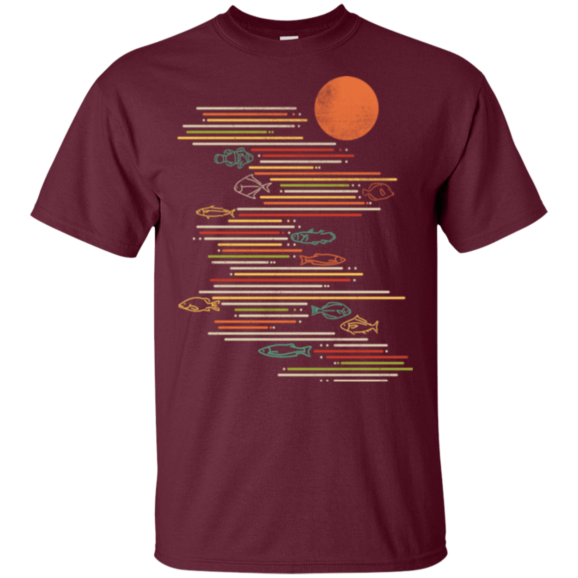 T-Shirts Maroon / S Rivers Life T-Shirt