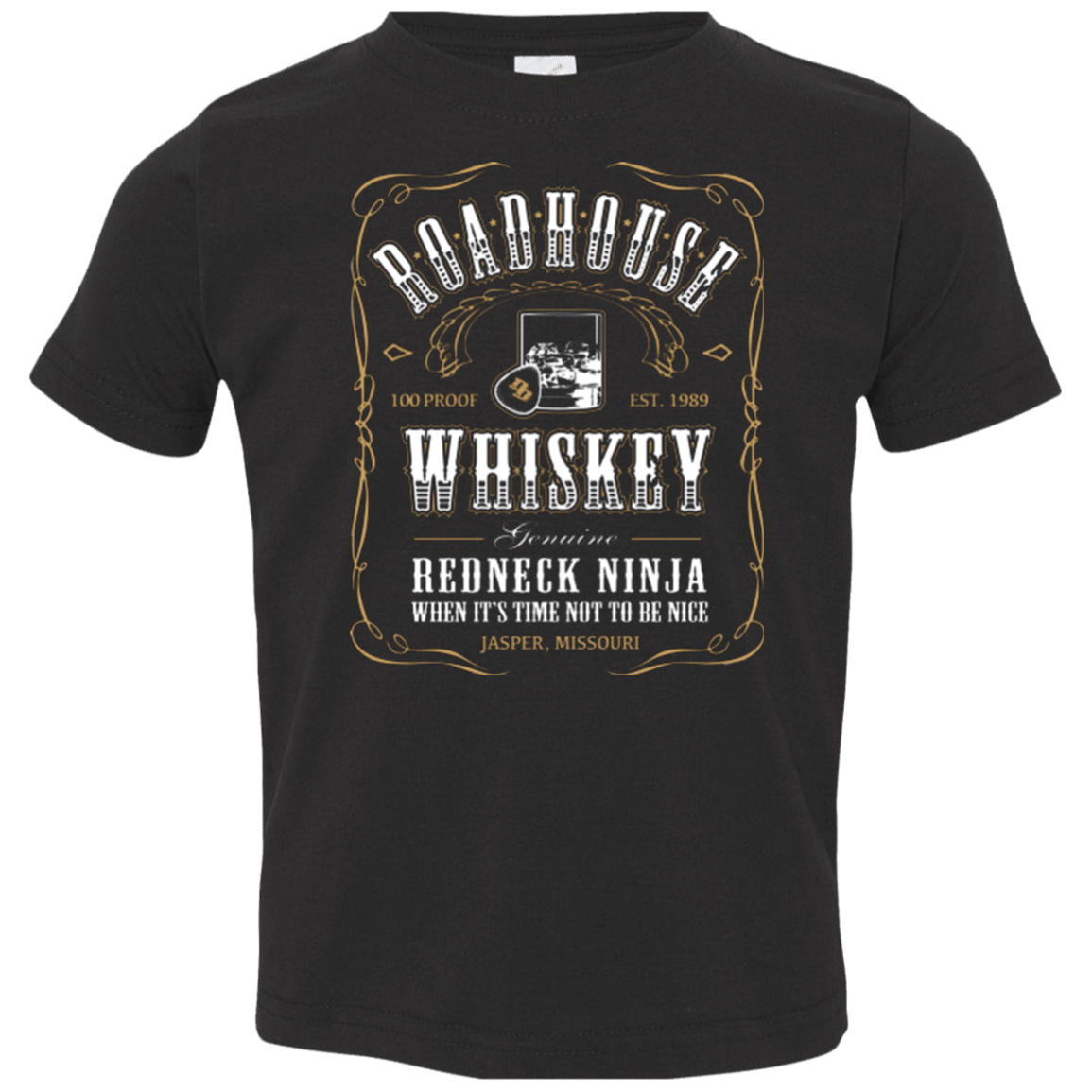 T-Shirts Black / 2T Road House Whiskey Toddler Premium T-Shirt