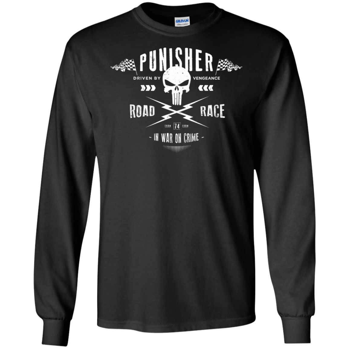 T-Shirts Black / S Road Race Men's Long Sleeve T-Shirt