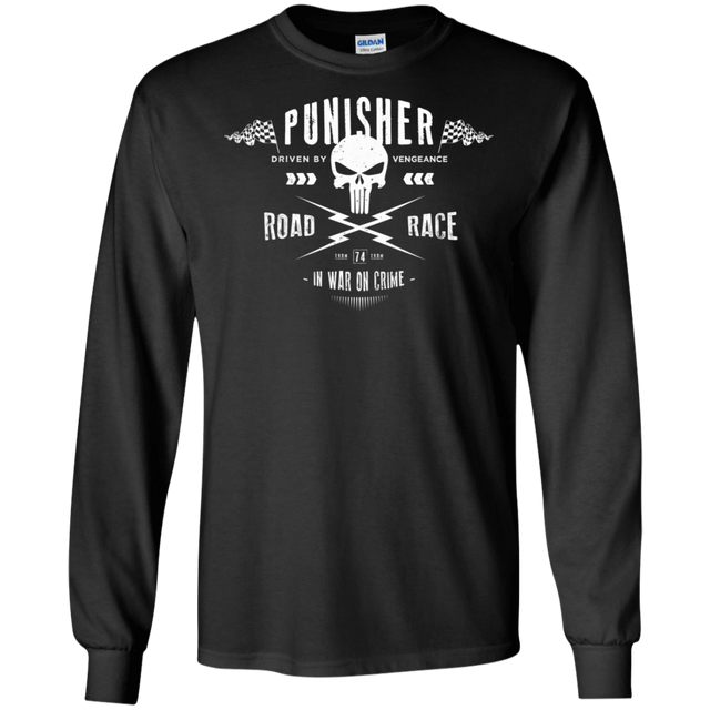 T-Shirts Black / S Road Race Men's Long Sleeve T-Shirt