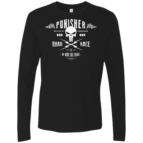 T-Shirts Black / S Road Race Men's Premium Long Sleeve