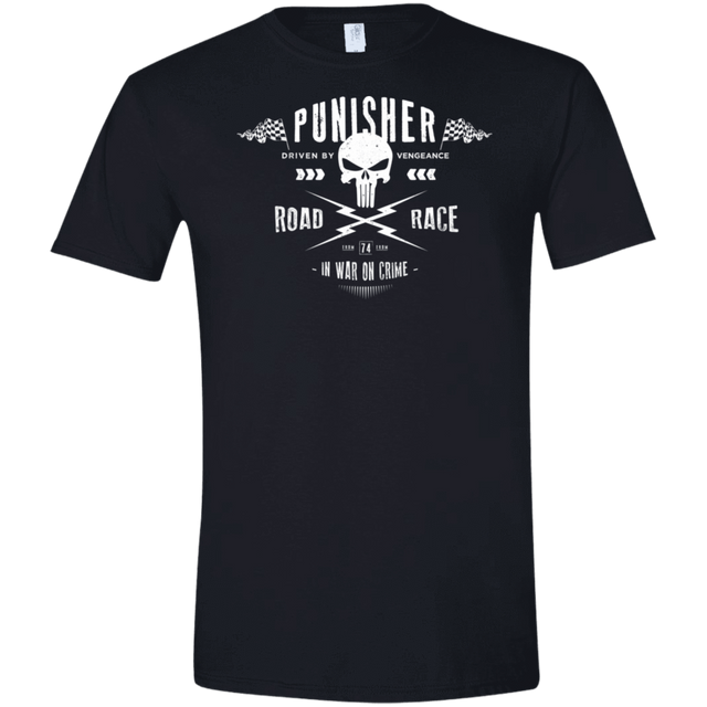 T-Shirts Black / X-Small Road Race Men's Semi-Fitted Softstyle