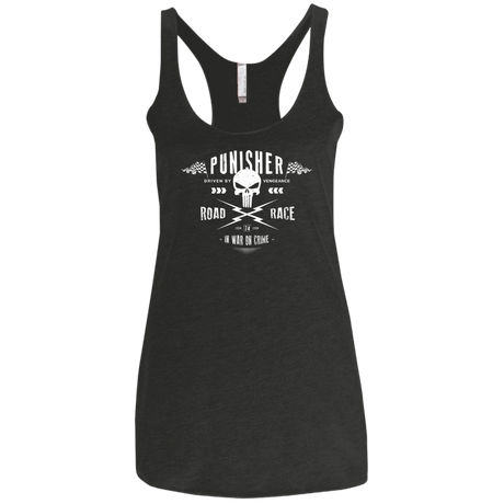 T-Shirts Vintage Black / X-Small Road Race Women's Triblend Racerback Tank