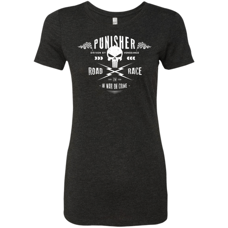 T-Shirts Vintage Black / S Road Race Women's Triblend T-Shirt