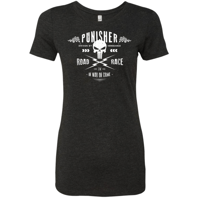 T-Shirts Vintage Black / S Road Race Women's Triblend T-Shirt