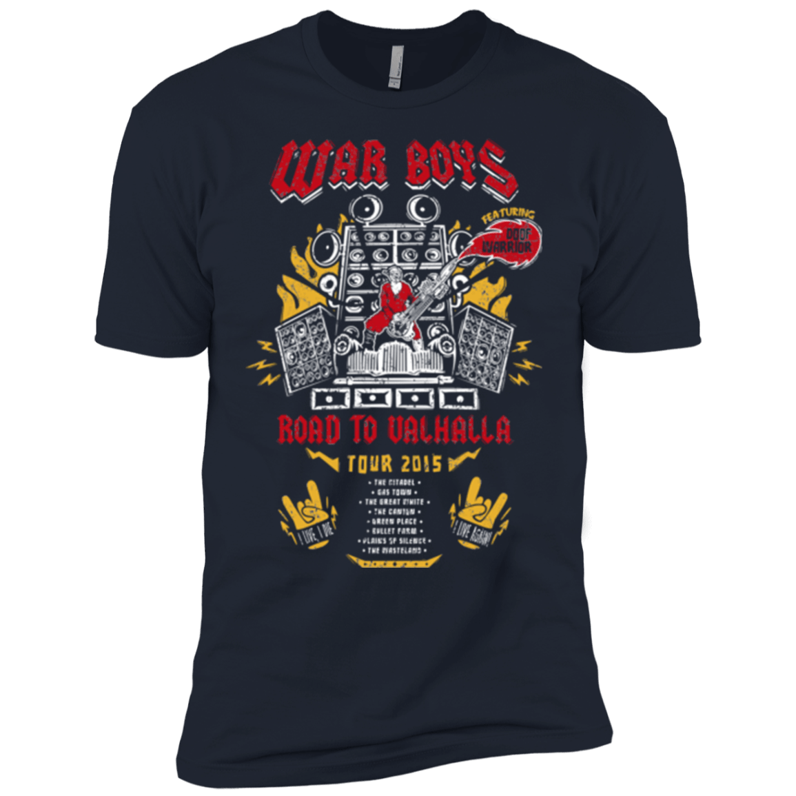 T-Shirts Midnight Navy / YXS Road to Valhalla Tour Boys Premium T-Shirt