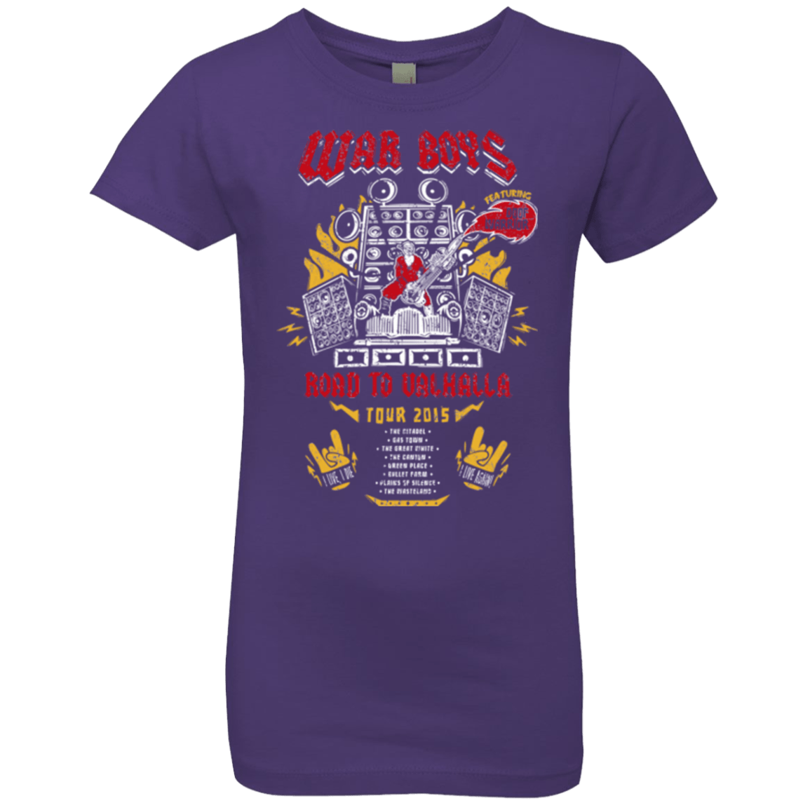 T-Shirts Purple Rush / YXS Road to Valhalla Tour Girls Premium T-Shirt