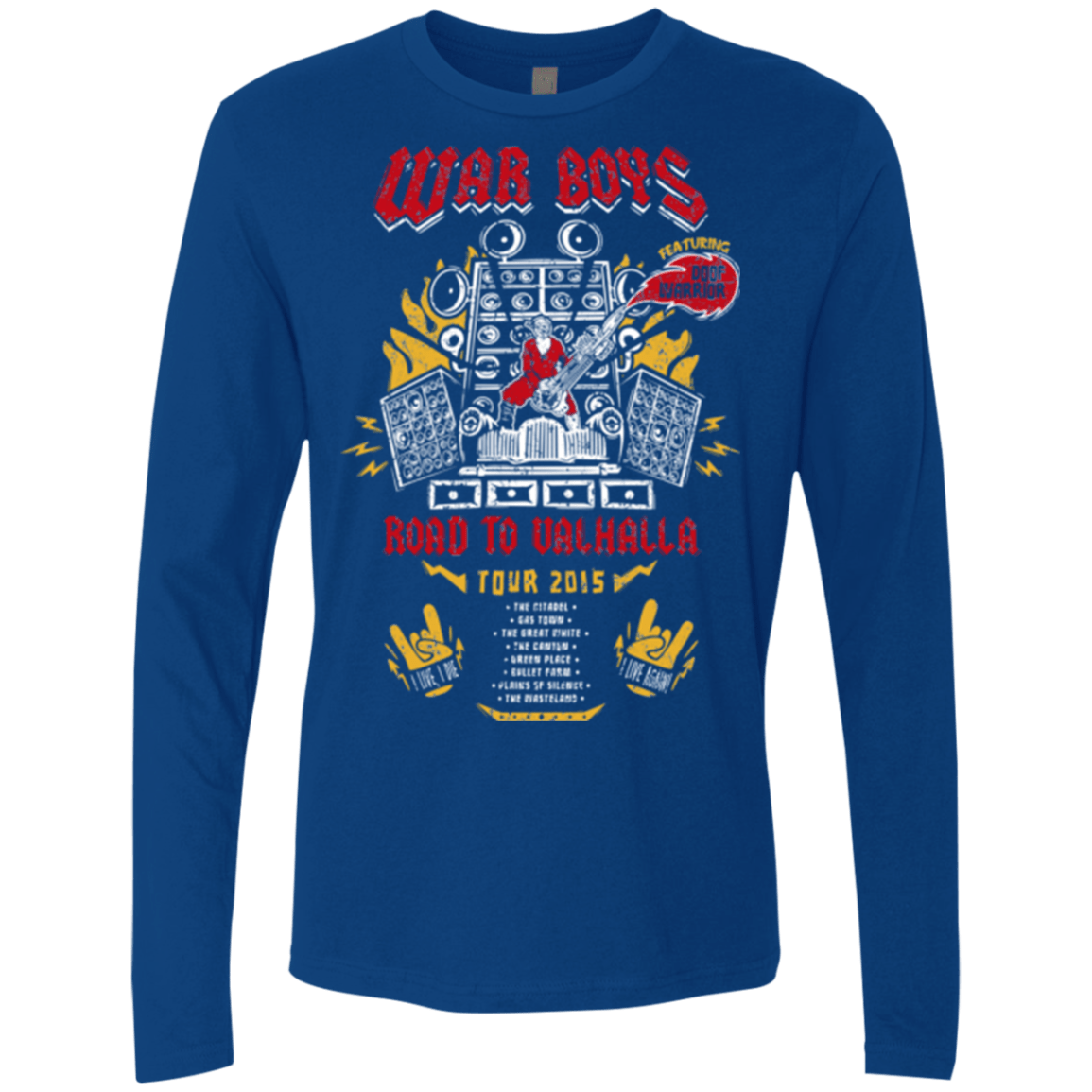 T-Shirts Royal / Small Road to Valhalla Tour Men's Premium Long Sleeve