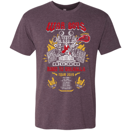 T-Shirts Vintage Purple / Small Road to Valhalla Tour Men's Triblend T-Shirt