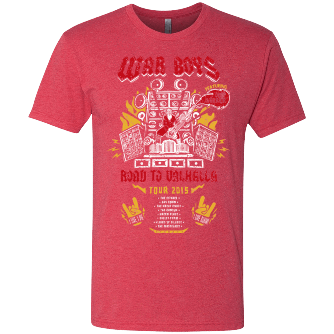 T-Shirts Vintage Red / Small Road to Valhalla Tour Men's Triblend T-Shirt