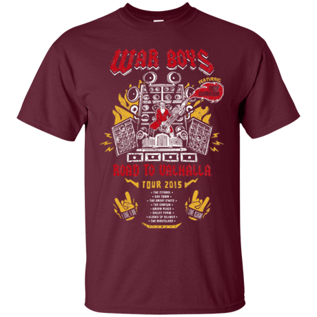 T-Shirts Maroon / Small Road to Valhalla Tour T-Shirt