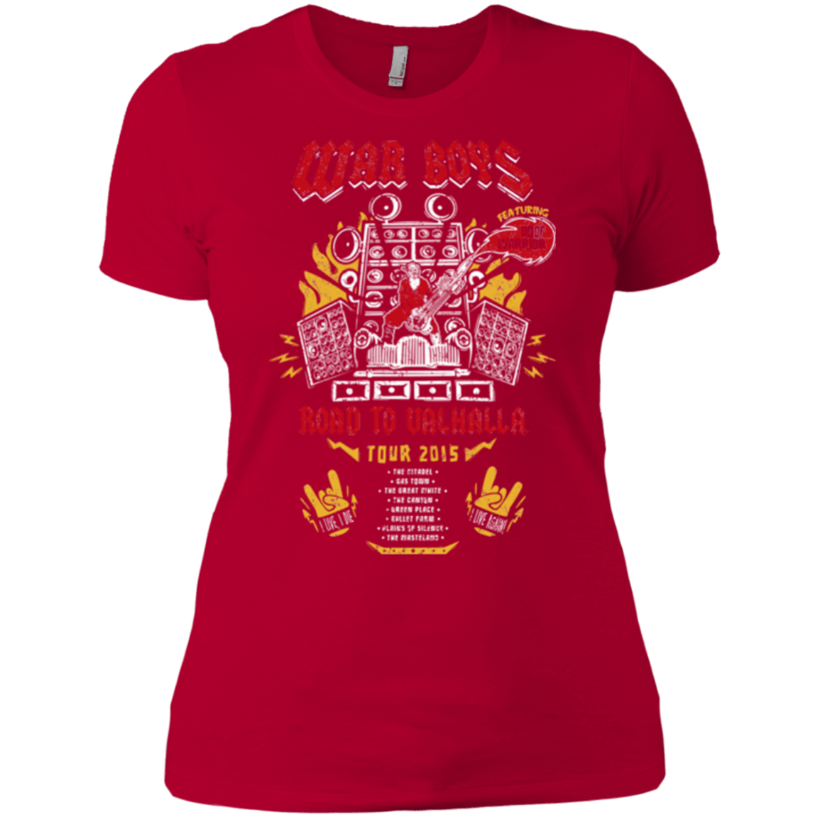 T-Shirts Red / X-Small Road to Valhalla Tour Women's Premium T-Shirt