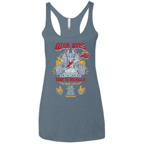 T-Shirts Indigo / X-Small Road to Valhalla Tour Women's Triblend Racerback Tank
