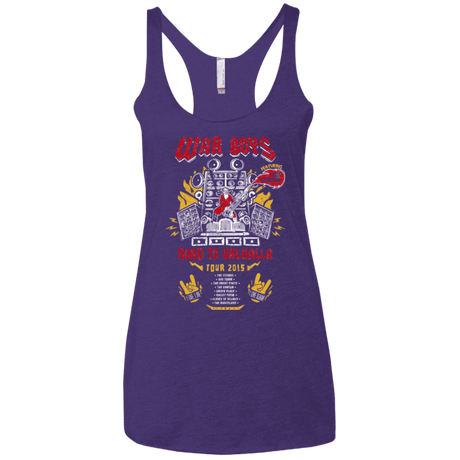 T-Shirts Purple / X-Small Road to Valhalla Tour Women's Triblend Racerback Tank