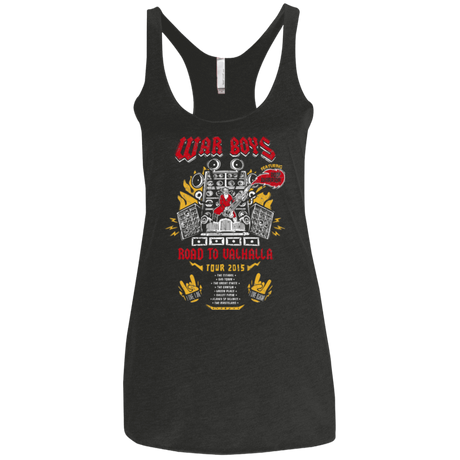 T-Shirts Vintage Black / X-Small Road to Valhalla Tour Women's Triblend Racerback Tank