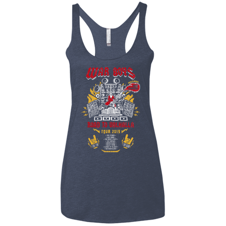 T-Shirts Vintage Navy / X-Small Road to Valhalla Tour Women's Triblend Racerback Tank