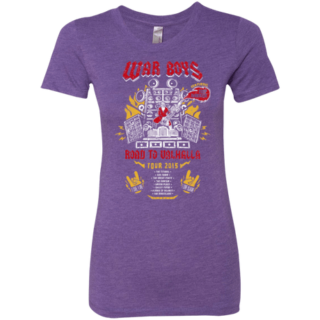 T-Shirts Purple Rush / Small Road to Valhalla Tour Women's Triblend T-Shirt