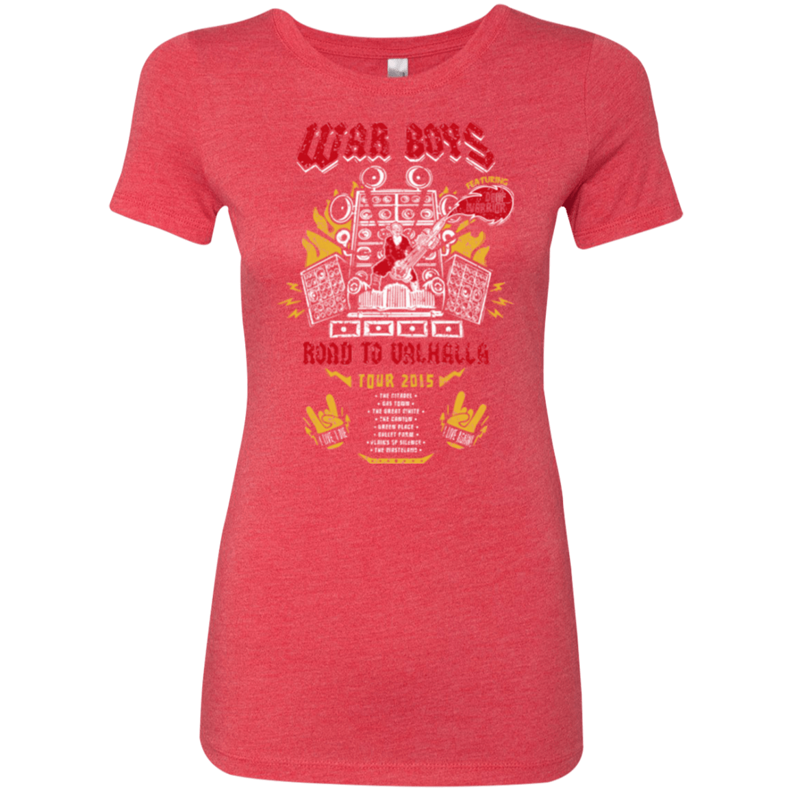 T-Shirts Vintage Red / Small Road to Valhalla Tour Women's Triblend T-Shirt