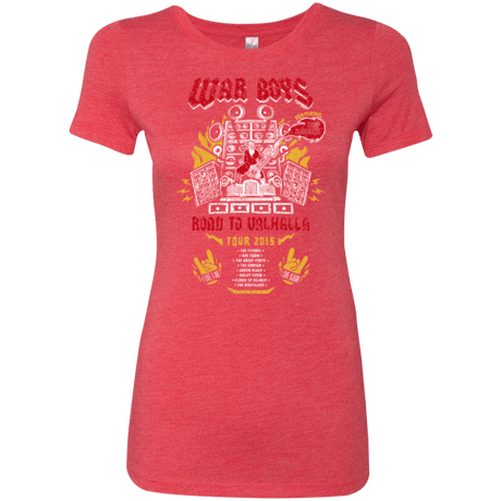 T-Shirts Vintage Red / Small Road to Valhalla Tour Women's Triblend T-Shirt