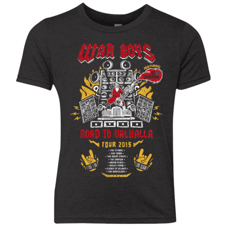 T-Shirts Vintage Black / YXS Road to Valhalla Tour Youth Triblend T-Shirt