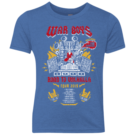 T-Shirts Vintage Royal / YXS Road to Valhalla Tour Youth Triblend T-Shirt
