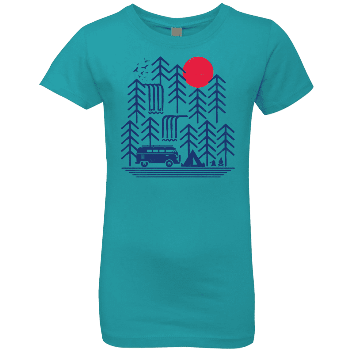 T-Shirts Tahiti Blue / YXS Road Trip Days Girls Premium T-Shirt