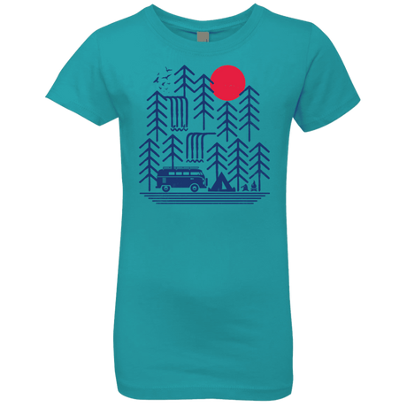 T-Shirts Tahiti Blue / YXS Road Trip Days Girls Premium T-Shirt