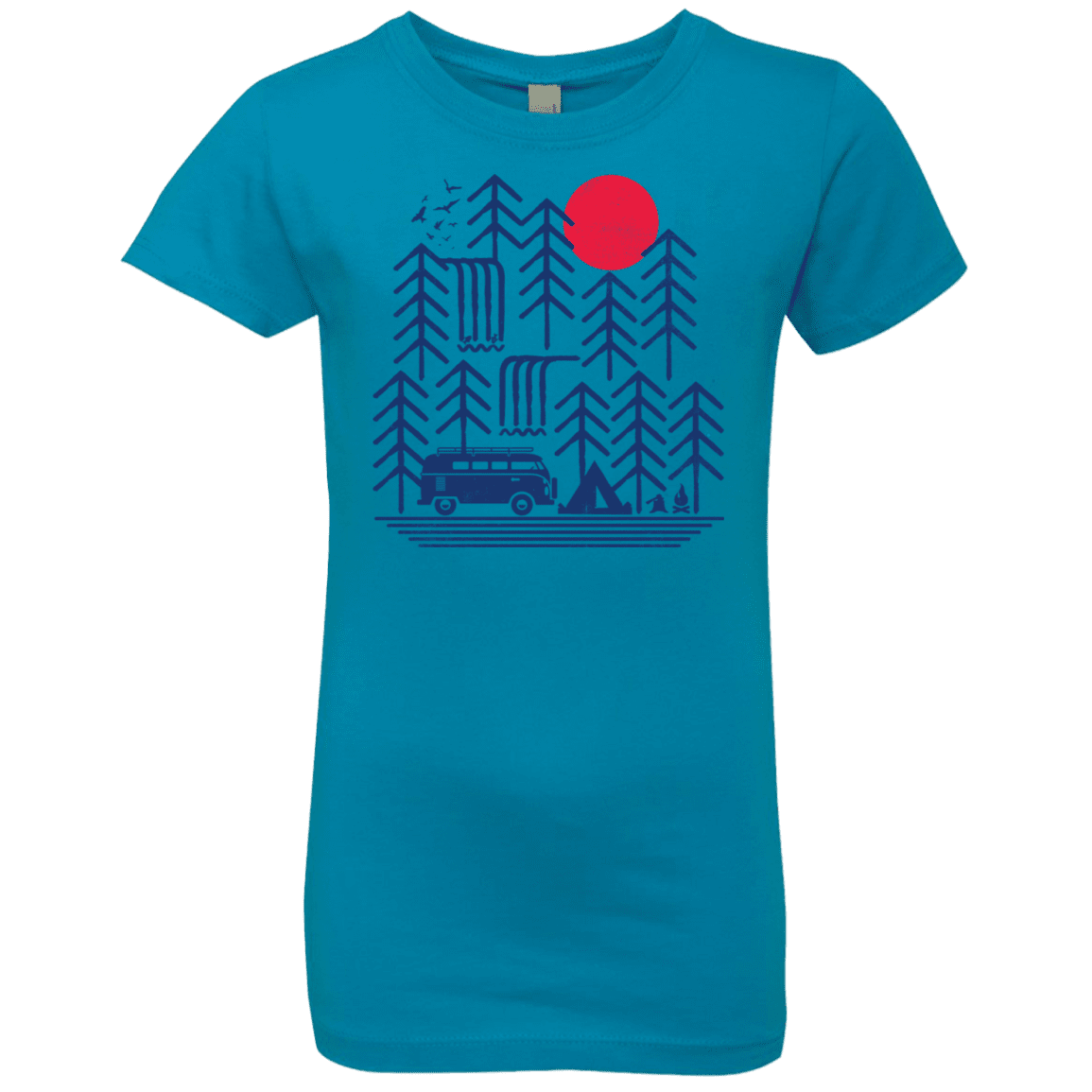 T-Shirts Turquoise / YXS Road Trip Days Girls Premium T-Shirt