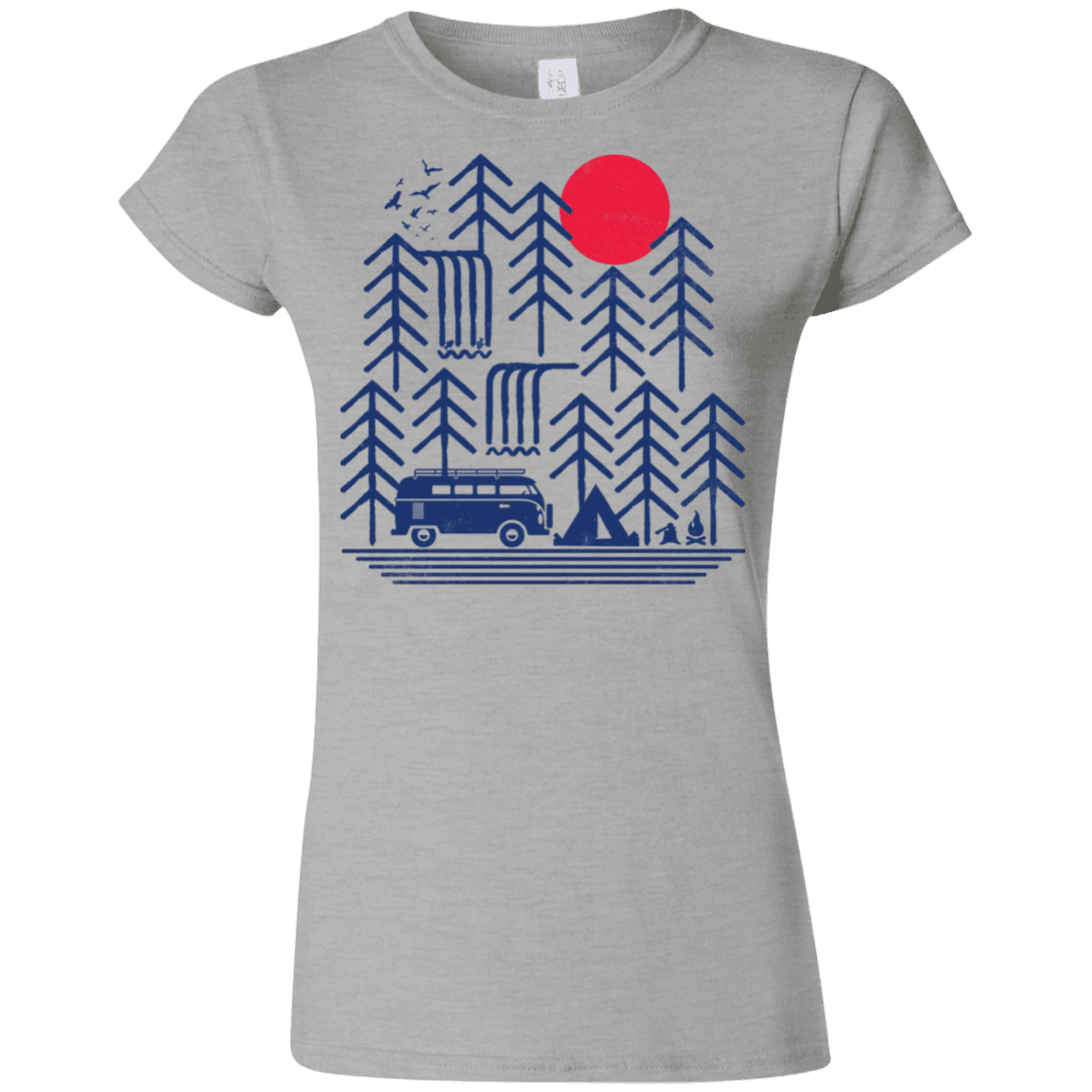 T-Shirts Sport Grey / S Road Trip Days Junior Slimmer-Fit T-Shirt