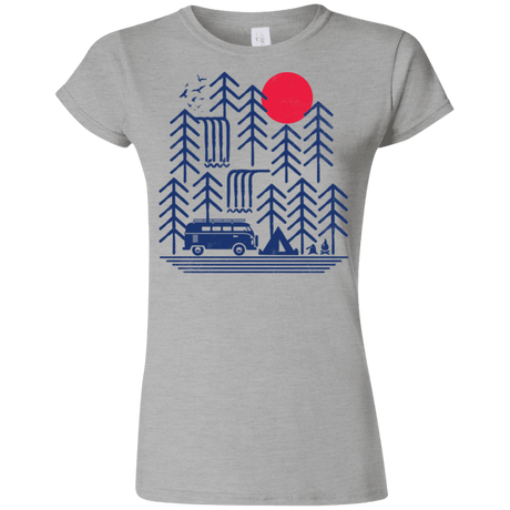 T-Shirts Sport Grey / S Road Trip Days Junior Slimmer-Fit T-Shirt